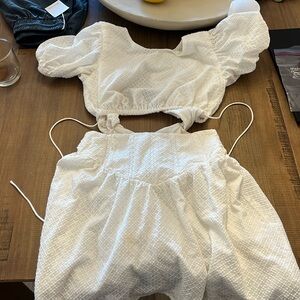 White sabo dress - worn twice